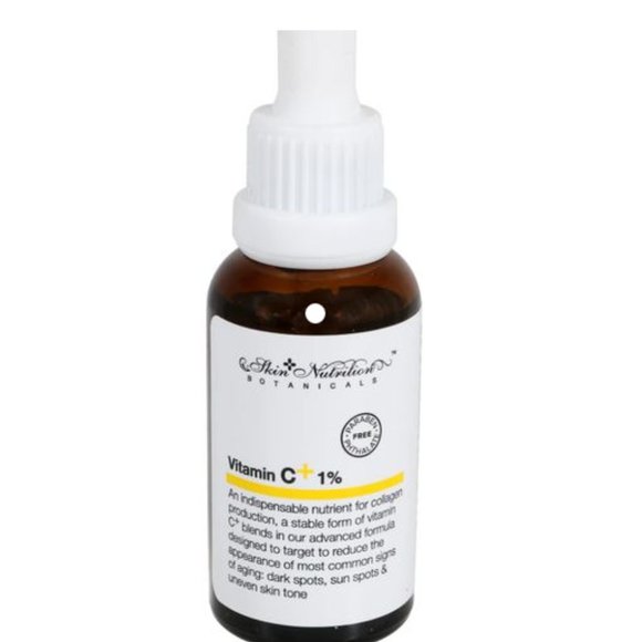 Skin Nutrition Botanicals Vitamin C + 1% Serum, anti aging , 1oz Paraben Free Ph - Picture 1 of 1